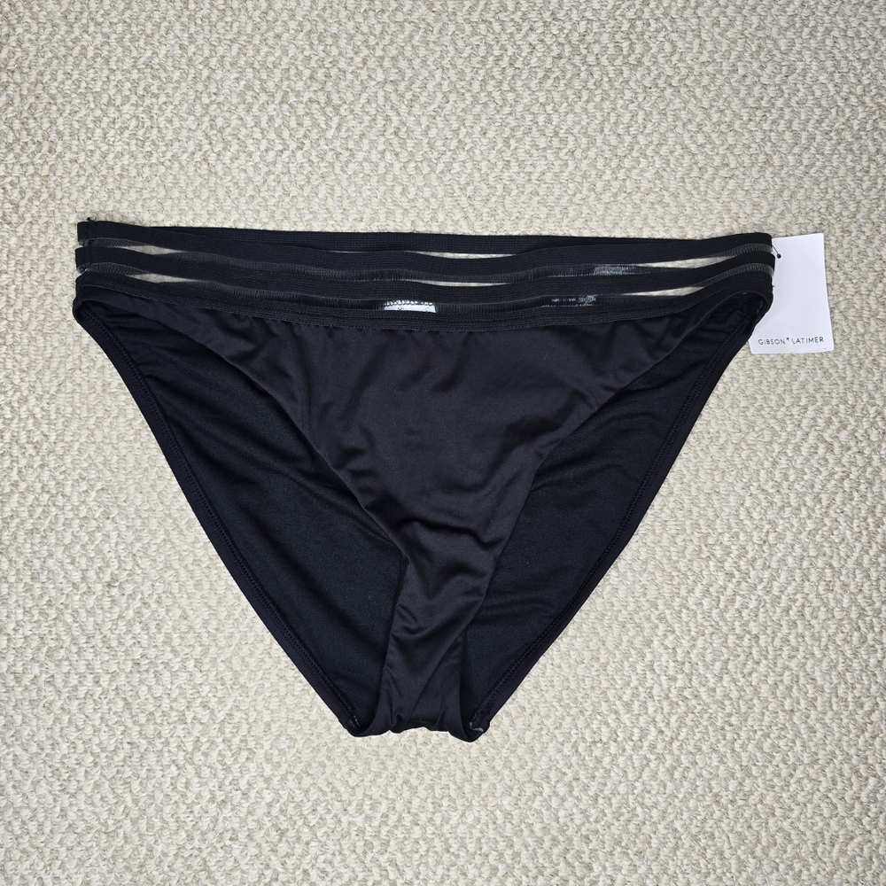 Gibson Latimer Black Bikini Bottom NWT XL